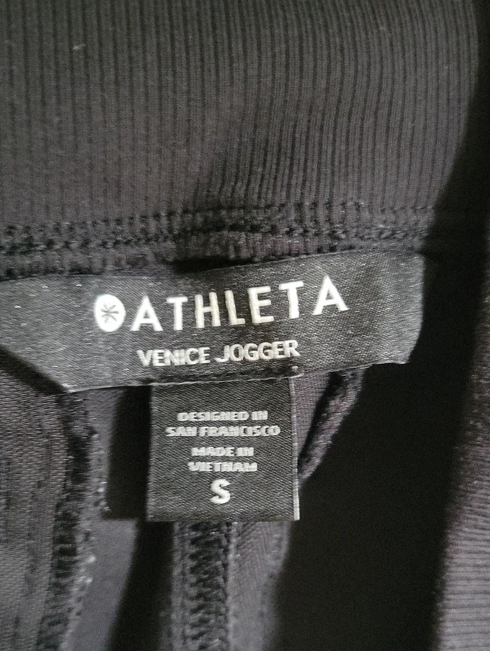 Athleta | Black High Rise Venice Jogger Pants Athleisure Gorpcore Travel Sport S